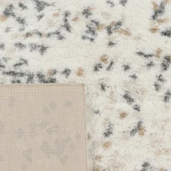 JARDINDECO - Tapis intérieur en polyester poils longs léna confettis 230 x 160 cm