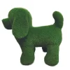 JARDINEX - Peluche de jardin chien en gazon synthétique - vert 50 cm
