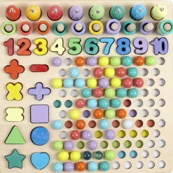 JEUX 2 MOMES - Jeu 13 en 1 mathématiques montessori