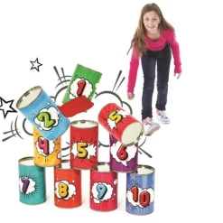 JEUX 2 MOMES - Jeu chamboule tout avec 3 balles
