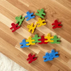 JEUX 2 MOMES - Jeu d'adresse en bois de pin bonhomme