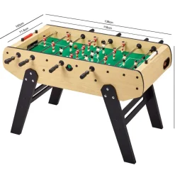 KANGUI - Baby-foot adulte - robuste - barres télescopiques - 2 à 4 joueurs - 3 balles liè