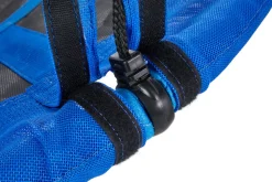KANGUI - Balançoire ronde nid d'oiseau rond ø100cm - bleu - charge 150kg maxi