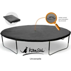 KANGUI - Bâche de protection ø250cm adaptable à tous trampolines de diamètre 250 cm