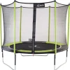 KANGUI - Kangui - trampoline de jardin 305 cm + filet de sécurité jumpi vert/noir 300