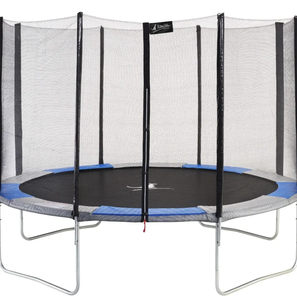 KANGUI - Kangui - trampoline rond ø430cm avec filet de sécurité - ralli 430
