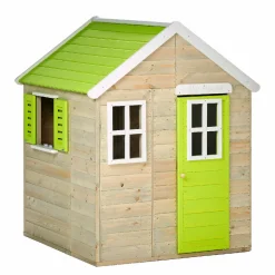 KANGUI - Maison de jardin enfant extérieur - cabane en bois avec plancher - toit étanche