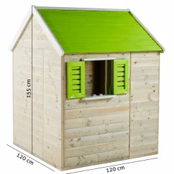 KANGUI - Maison de jardin enfant extérieur - cabane en bois avec plancher - toit étanche