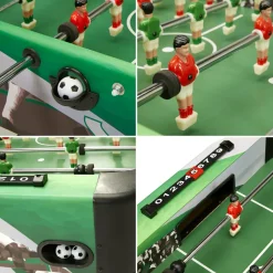 KANGUI - Table de baby foot d'intérieur pliable - 22 figurines | 3 balles inclues | 2 à 4