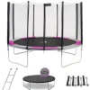 KANGUI - Trampoline rond ø360cm avec filet, échelle, bâche et kit ancrage - ralli 360