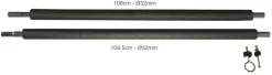KANGUI - Un poteau de filet de sécurité ø32mm pour trampolines (longeur 212 cm)