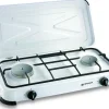 Kemper réchaud à gaz 2 feux + couvercle blanc - 104981