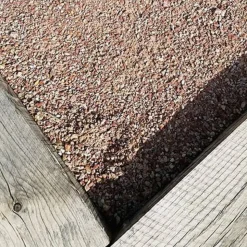 KING MATERIAUX - Kit finition terrain de pétanque rose 25m²