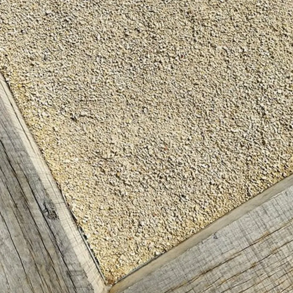 KING MATERIAUX - Kit finition terrain de pétanque jaune 50m²