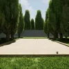 KING MATERIAUX - Kit terrain de pétanque jaune 75m²