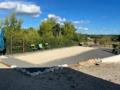 KING MATERIAUX - Kit terrain de pétanque jaune 50m²
