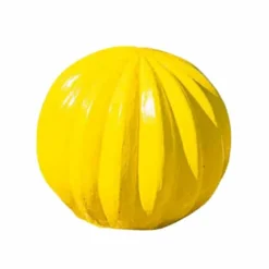 KING MATERIAUX - Statue cactus boule jaune 45cm