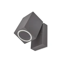 KOBI - Applique murale orientable extérieur anthracite 165mm design pour ampoule gu10