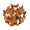 LA GRANDE PRAIRIE - Boule décorative ornée de papillons 29x29cm