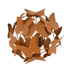 LA GRANDE PRAIRIE - Boule décorative ornée de papillons 29x29cm