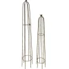 LA GRANDE PRAIRIE - Ensemble support plantes papillons 28x28x170cm