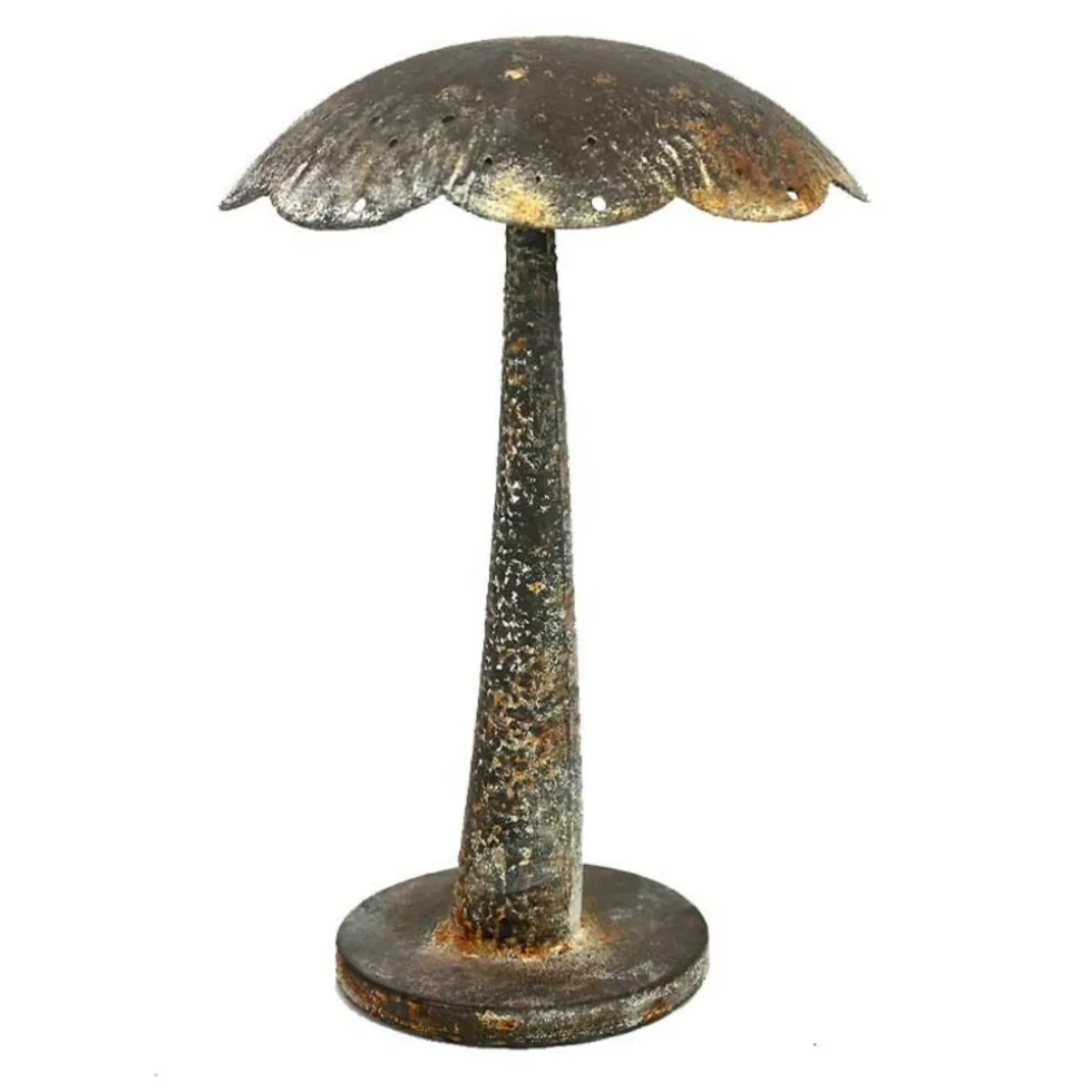 LA GRANDE PRAIRIE - Grand champignon fer 17x17x31cm