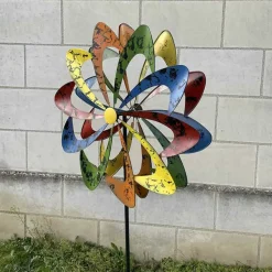 LA GRANDE PRAIRIE - Maxi moulin jardin multicolor 64x14x182cm