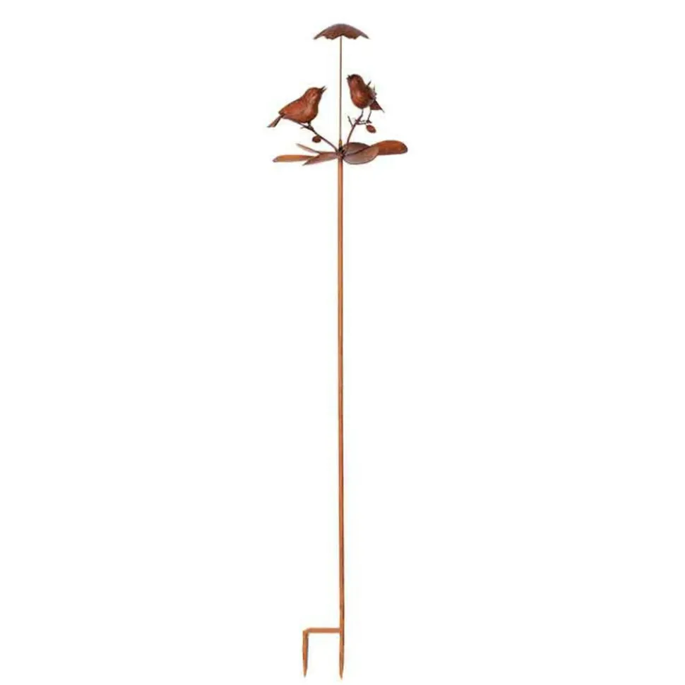 LA GRANDE PRAIRIE - Moulin jardin danse aux oiseaux 33x30x163cm