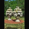 LA GRANDE PRAIRIE - Paire de bouquets fleuris perla 58x35x21cm