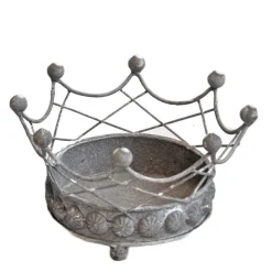 LA GRANDE PRAIRIE - Petit cache pots fleurs couronne 10x16cm