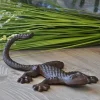 LA GRANDE PRAIRIE - Salamandre fonte marron 6x13x23cm