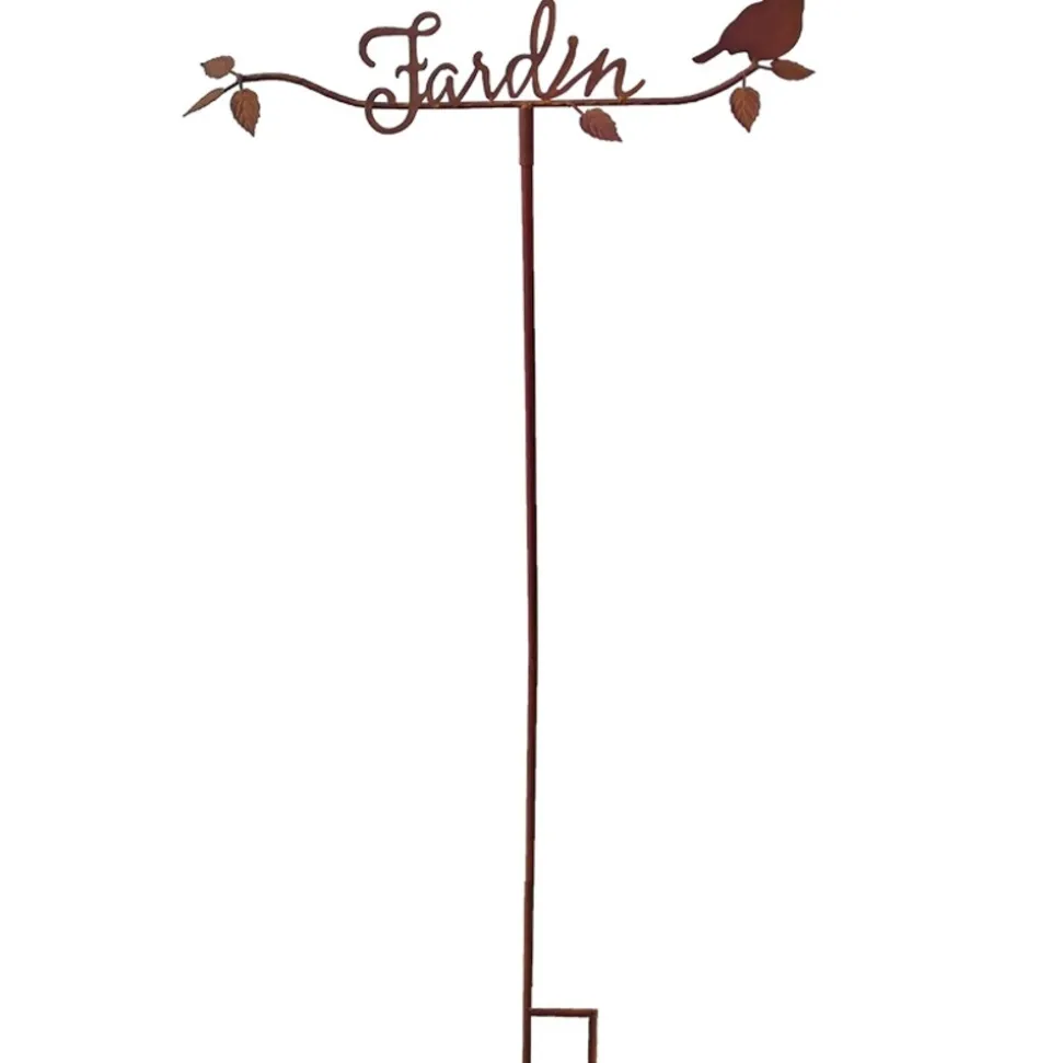 LA GRANDE PRAIRIE - Tuteur jardin écriture romantique 56x06x122cm
