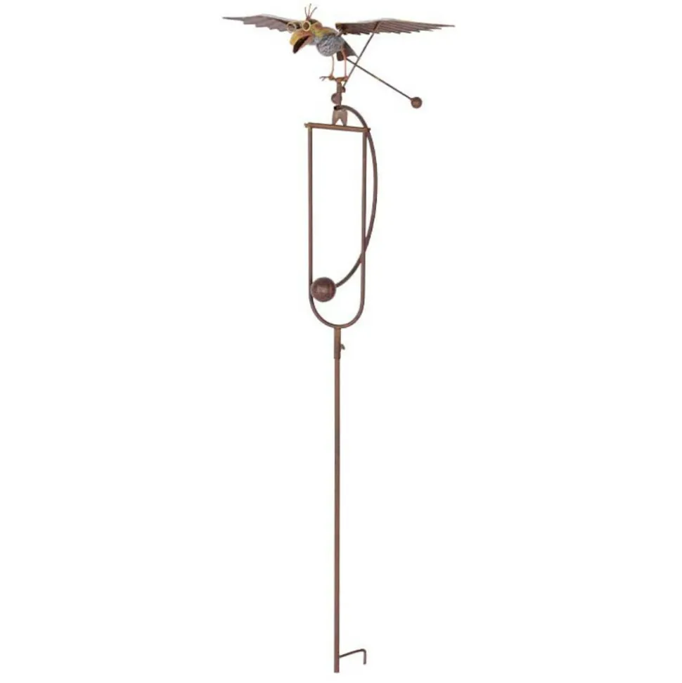 LA GRANDE PRAIRIE - Tuteur mobile oiseau 44x30x138cm