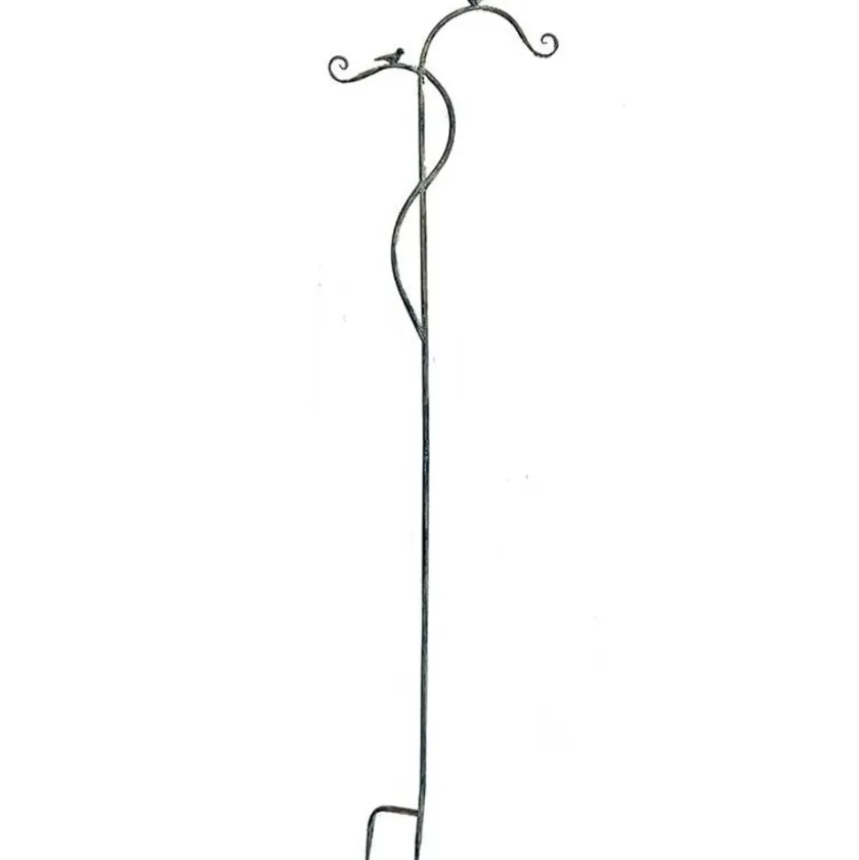 LA GRANDE PRAIRIE - Tuteur double potence patiné 44x07x185 cm