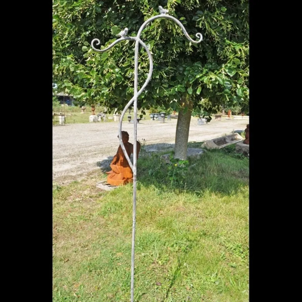 LA GRANDE PRAIRIE - Tuteur double potence patiné 44x07x185 cm