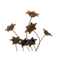 LA GRANDE PRAIRIE - Tuteur décoratif avec fleurs 49x11x120cm