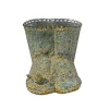 LA GRANDE PRAIRIE - Vase boots fer patiné 20x17x16cm