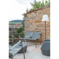Lampadaire solaire - arte alta - blanc