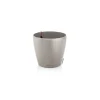 LECHUZA - Pot Classico Color, coloris brun sable - D.13xH.12cm