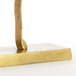 LIGHT AND LIVING - Décoration rose bronze métal 28x9x45cm