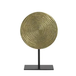 LIGHT AND LIVING - Décoration rawas métal bronze noir 25x10x39cm