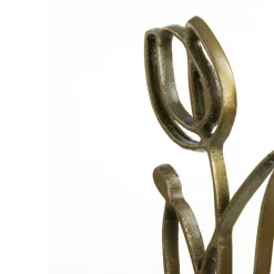 LIGHT AND LIVING - Statuette tulipanu métal bronze 24x9x45cm