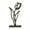 LIGHT AND LIVING - Statuette tulipanu métal bronze 17x6x35cm