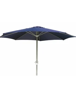 LINE CROSS - Parasol 3m / manivelle bleu