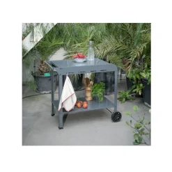 Livoo desserte gris 91.5x50.2x80cm - gs168g