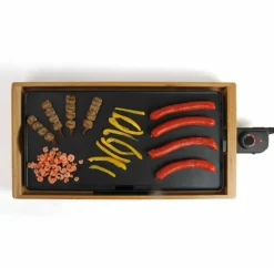 Livoo plancha gril électrique 2200w 50x24,5cm - doc202