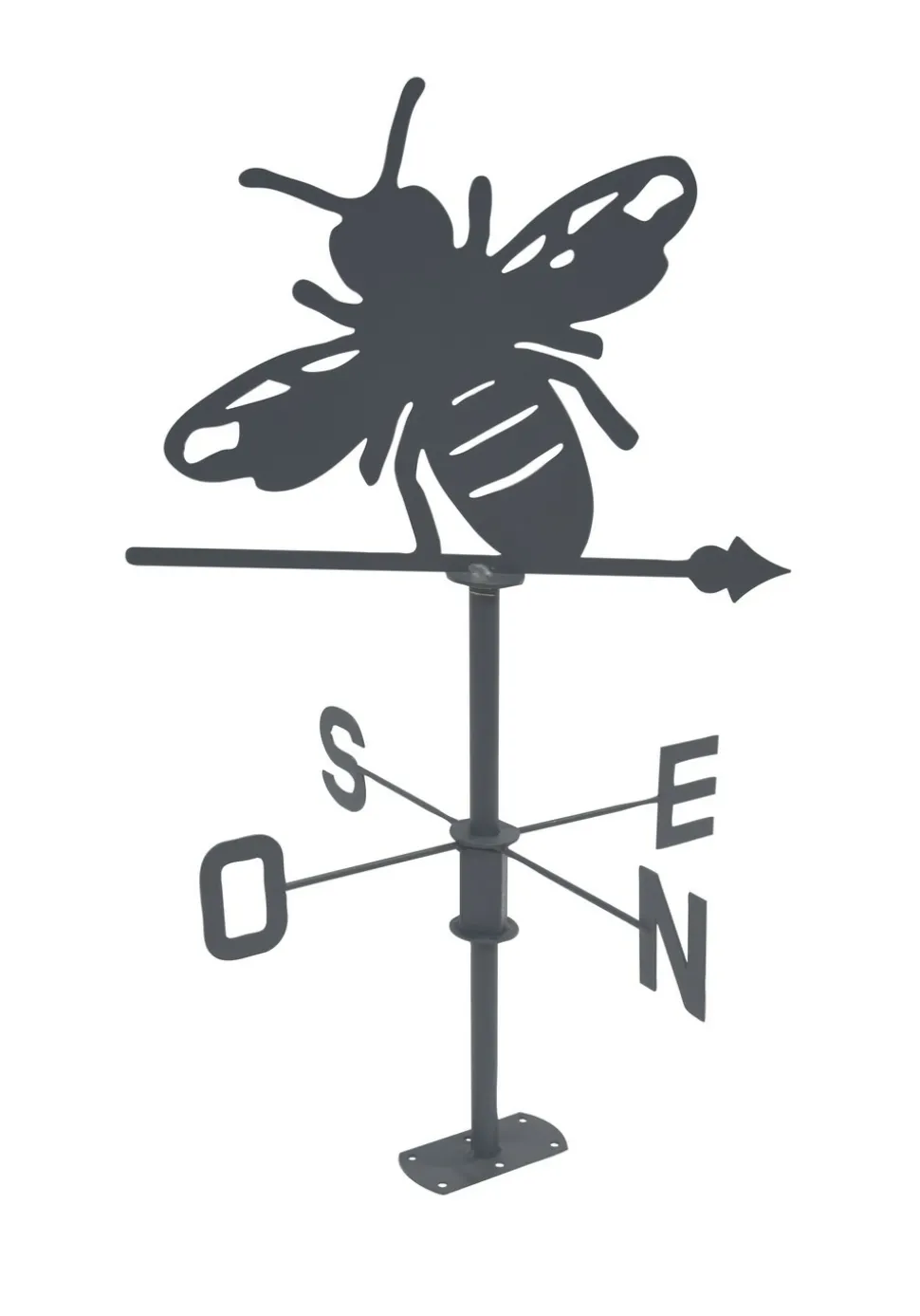 LOUIS MOULIN - Girouette abeille - 45x74 cm - anthracite