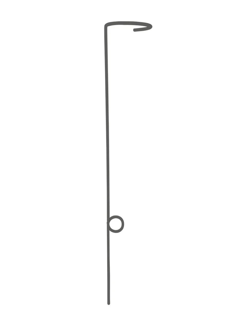 LOUIS MOULIN - Pic bougie en forme de tige - petit modèle - anthracite 50x9,2cm