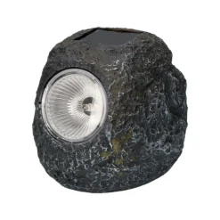 LUMINEO - Lampe solaire pierre 15 cm polypropylène