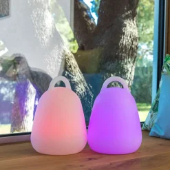 LUMISKY - Baladeuse lumineuse multicolore Ø 20 x H. 25 cm + télécommande